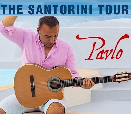 The Santorini Tour with Pavlo, concert poster