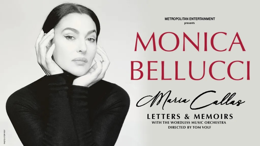 Monica Bellucci in Maria Callas: Letters and Memoirs, event poster